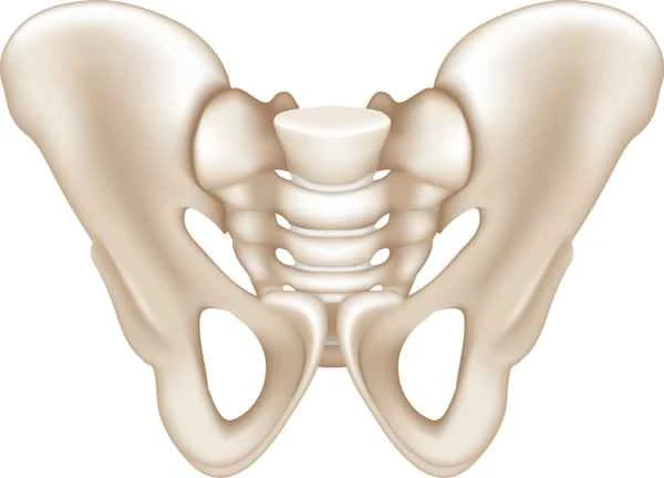 Where does the pain from intestinal polyps occur most intensely?
